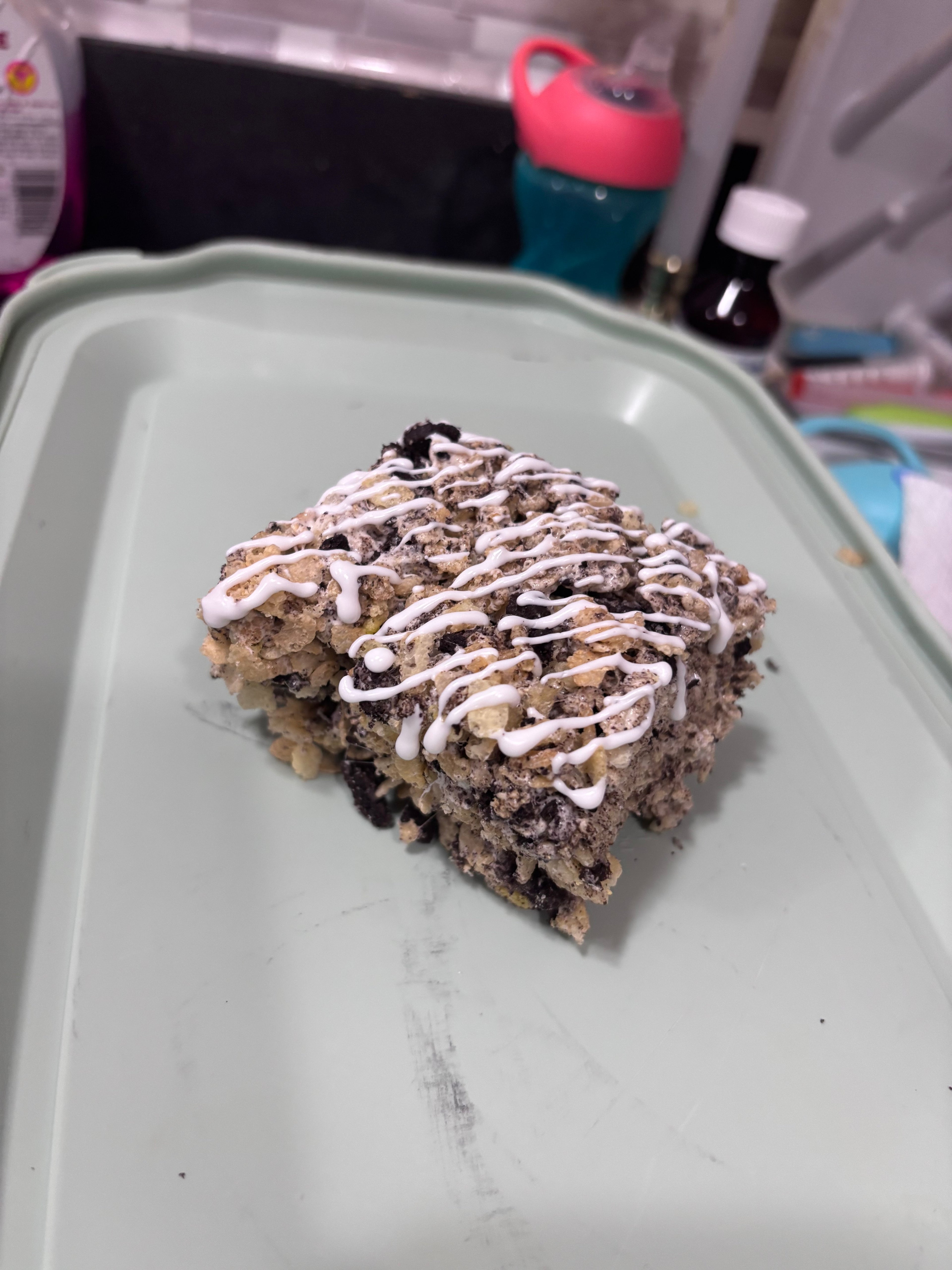 Oreo rice crispy treat