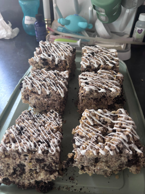 Oreo rice crispy treat